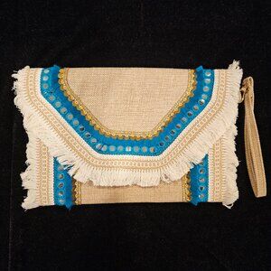 NWOT Handmade Clutch for summer